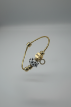 14k Gold Polka Dot Bracelet