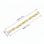 Gold Infinity Link Bracelet